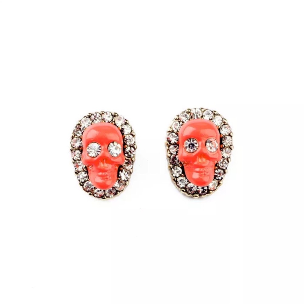 Betsey Johnson Skull Studs